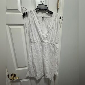 Lauren ralph Lauren size larger white 100% cotton beach coverup